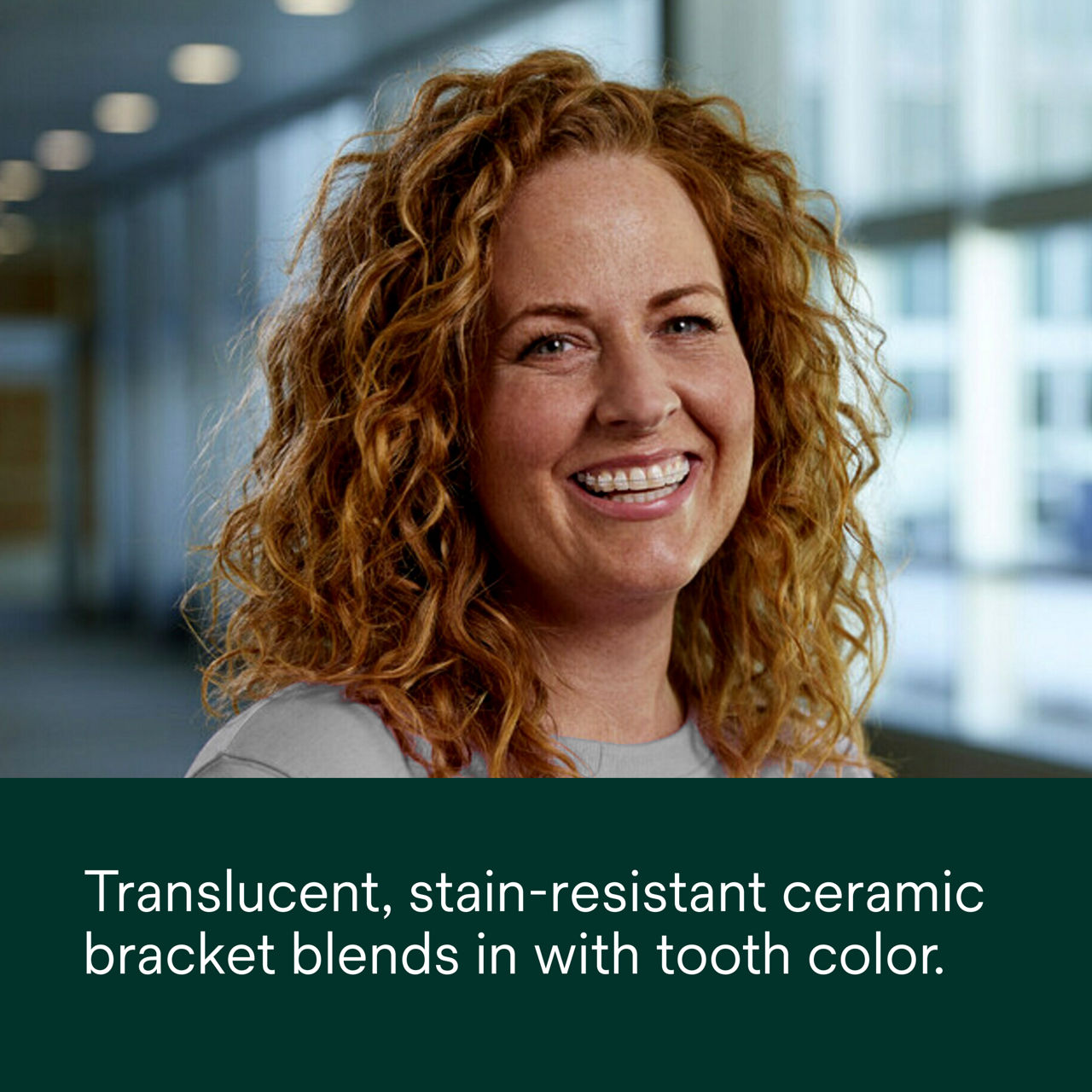 (1) Clarity Advanced Ceramic Brackets: Translucent, stain-resistant ceramic bracket