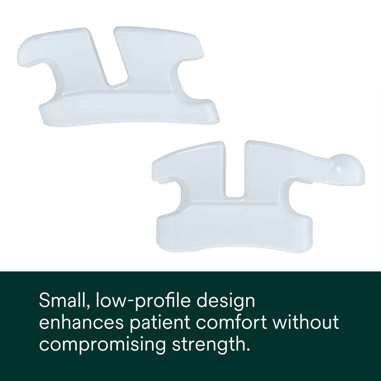 (5) Clarity Advanced Ceramic Brackets: Small, low-profile design