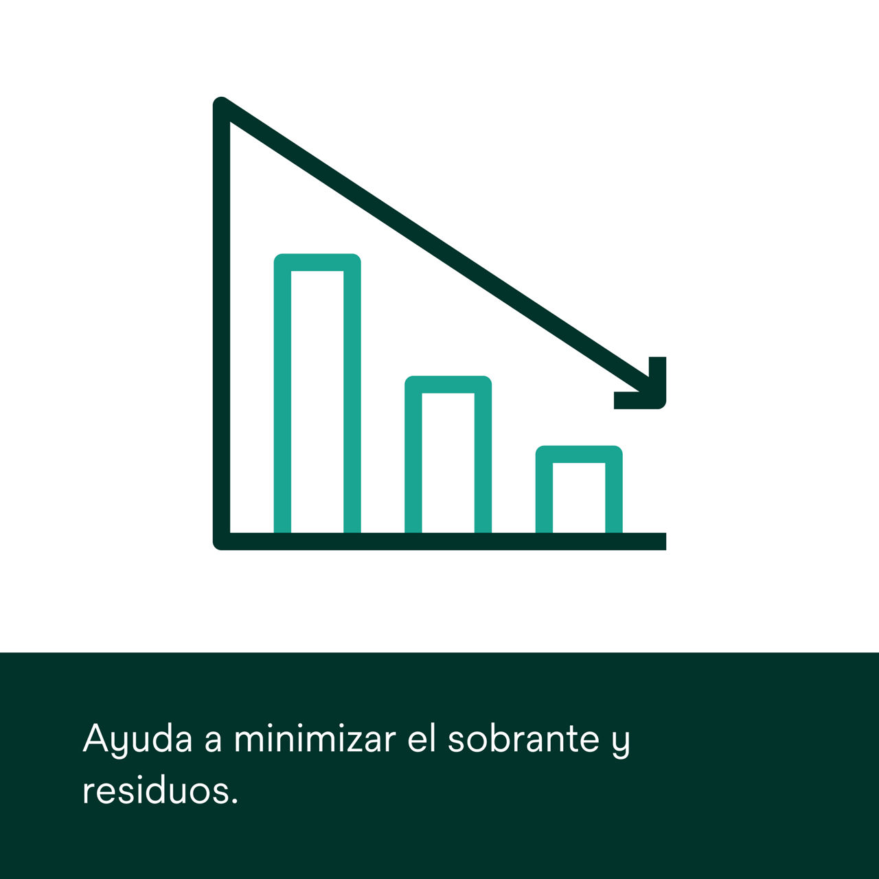 (4) Material Clarity Attachment: Ayuda a minimizar el sobrante y residuos.