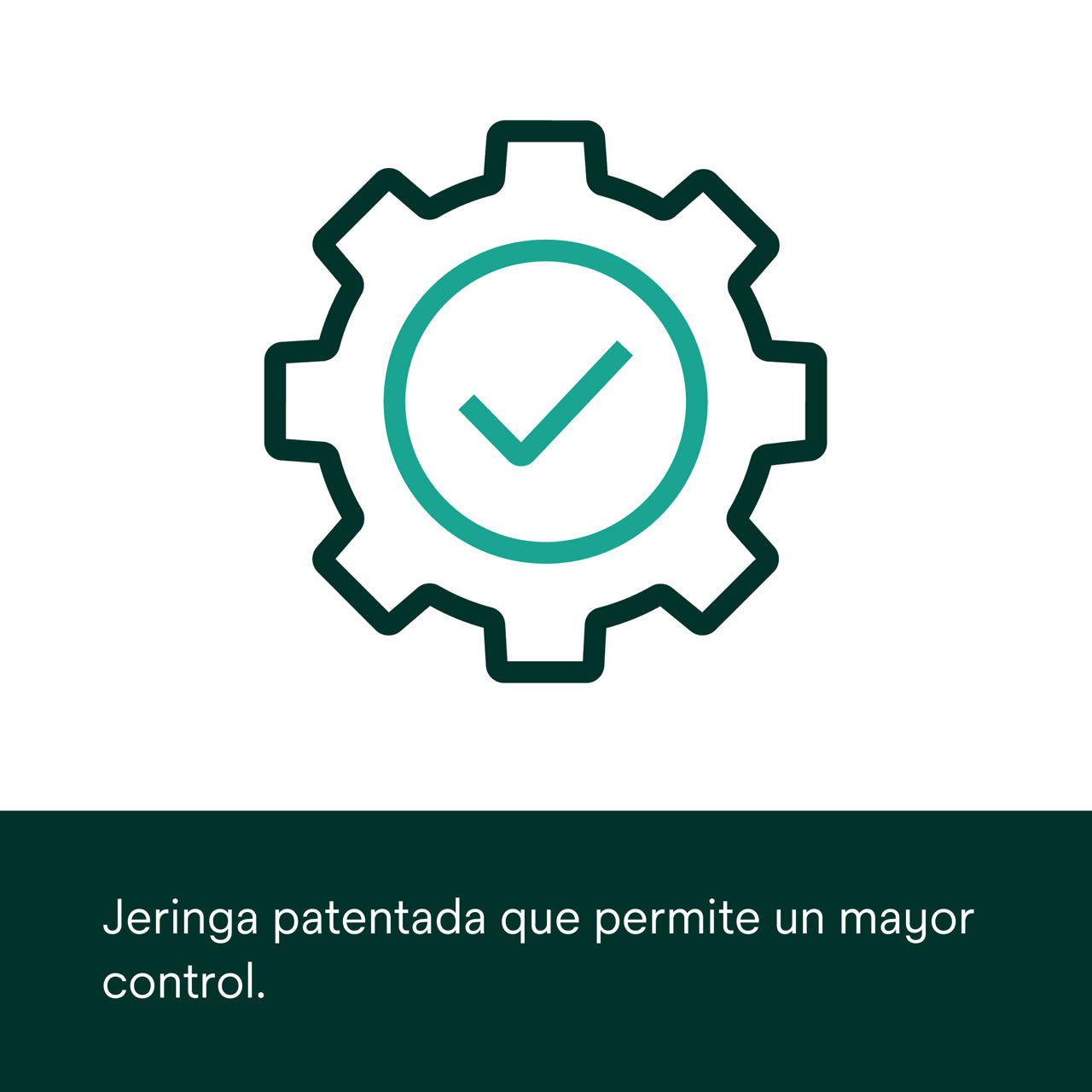 (5) Material Clarity Attachment: Jeringa patentada que permite un mayor control.