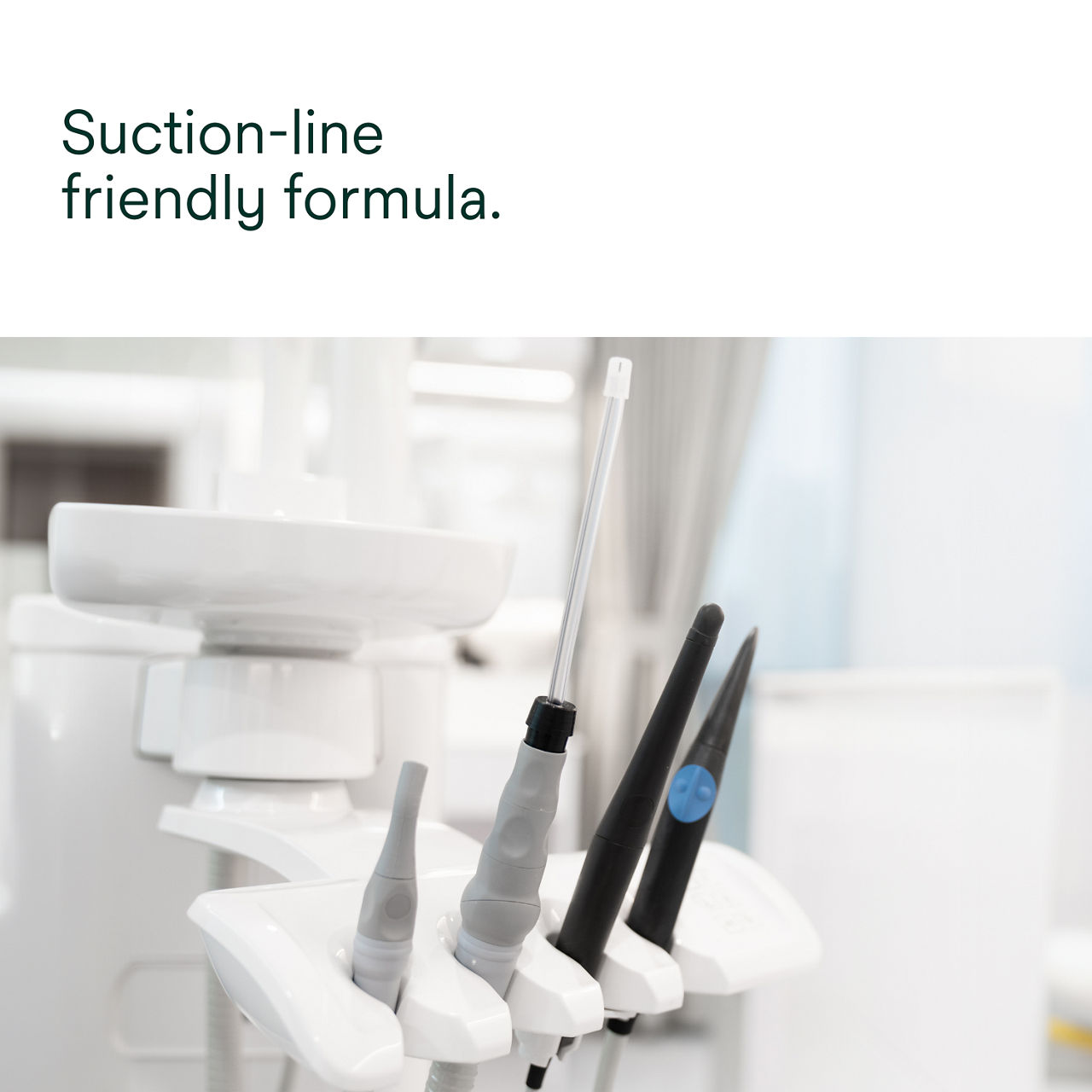 Clinpro Clear Fluoride Treatment: Suction line friendly formula