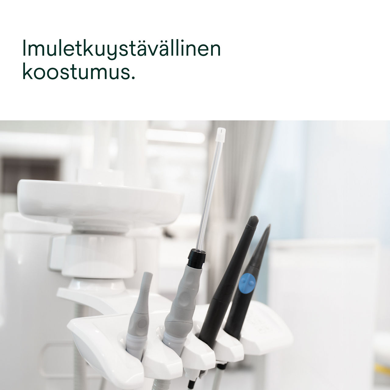 Clinpro Clear Fluorikäsittely: Imuletkuille soveltuva koostumus