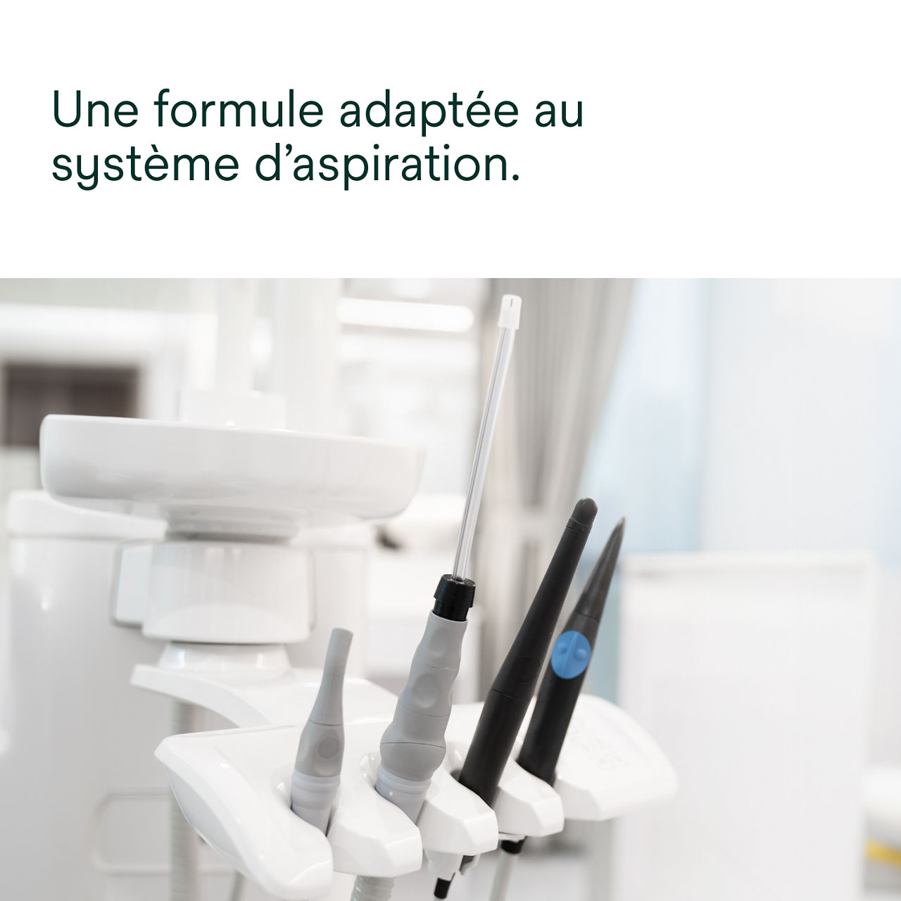 Clinpro Clear Traitement au fluorure : Formule compatible avec la ligne de succion
