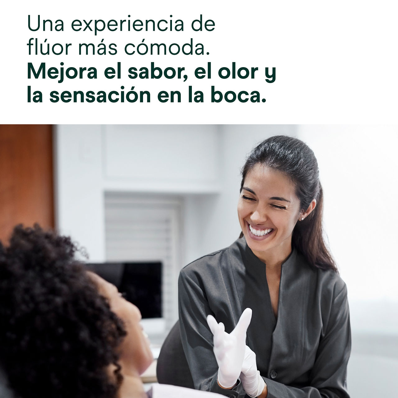 Clinpro Tratamiento con Fluoruro Transparente: Una experiencia de fluoruro más cómoda con sabor y olor mejorados.