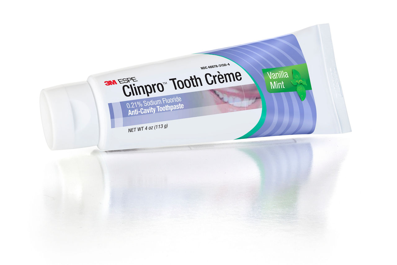 Pasta dental anticaries 3M™ Clinpro™ Tooth Crème, 0,21% Fluoruro Sódico 