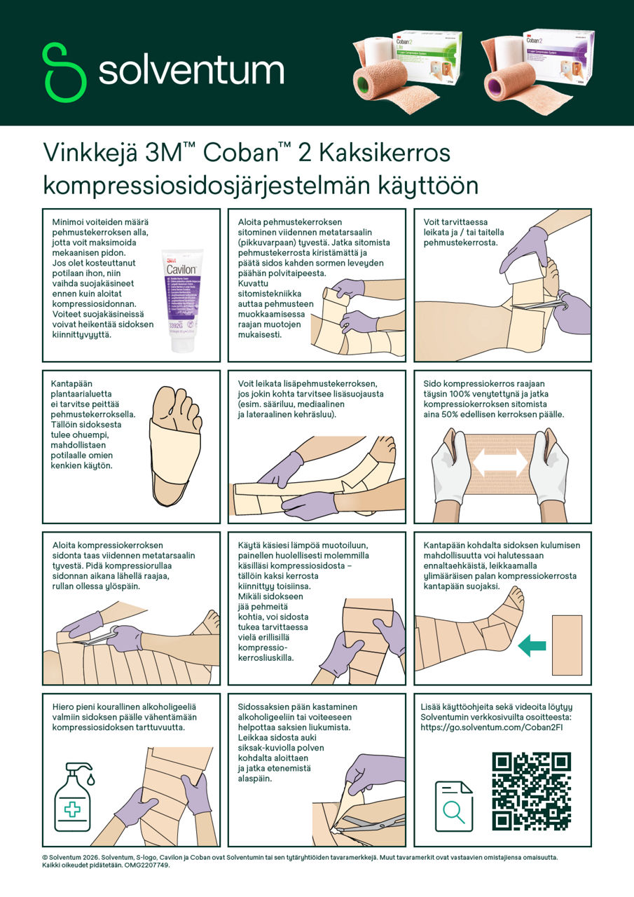Coban™ 2 – Käytännön vinkkejä käyttöön