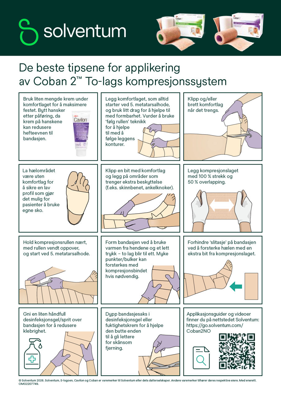 Coban™ 2 – Tips for applikering