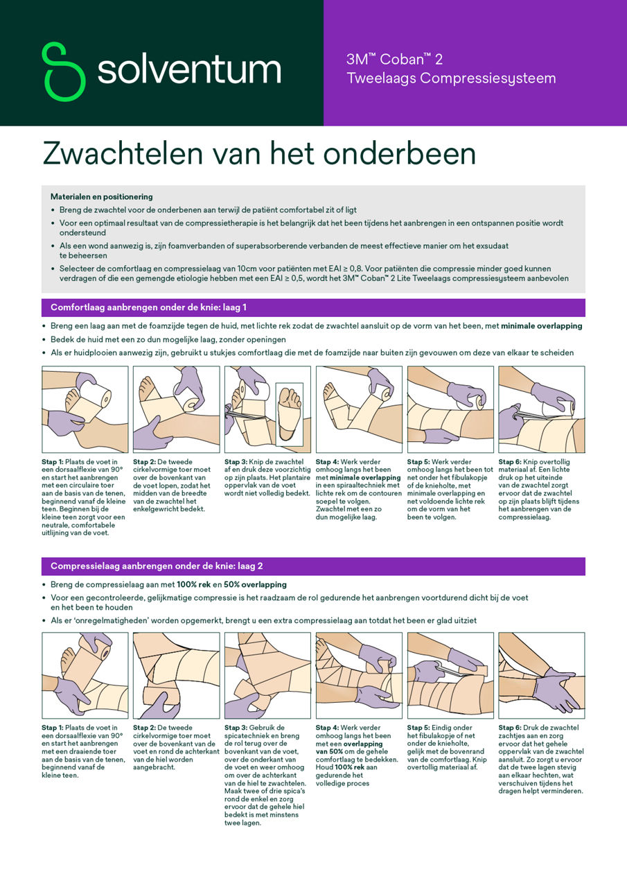Coban™ 2 Zwachtelen van het onderbeen