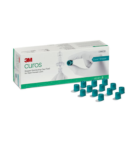 Curos™ Stopper Desinfectiedop voor open vrouwelijke Luer-lock poorten