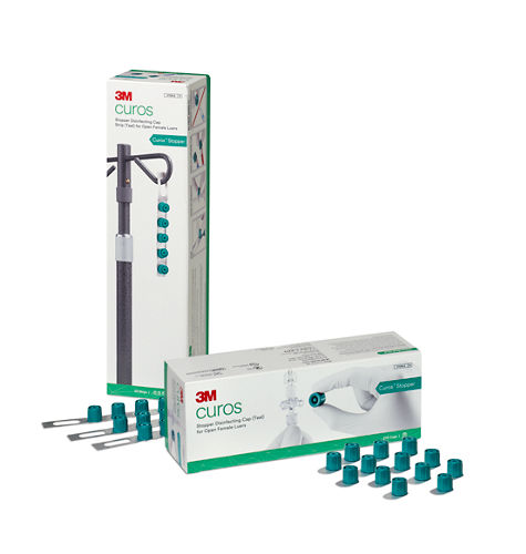 3M™ Curos™ Tapón desinfectante para conectores Luer hembra abiertos