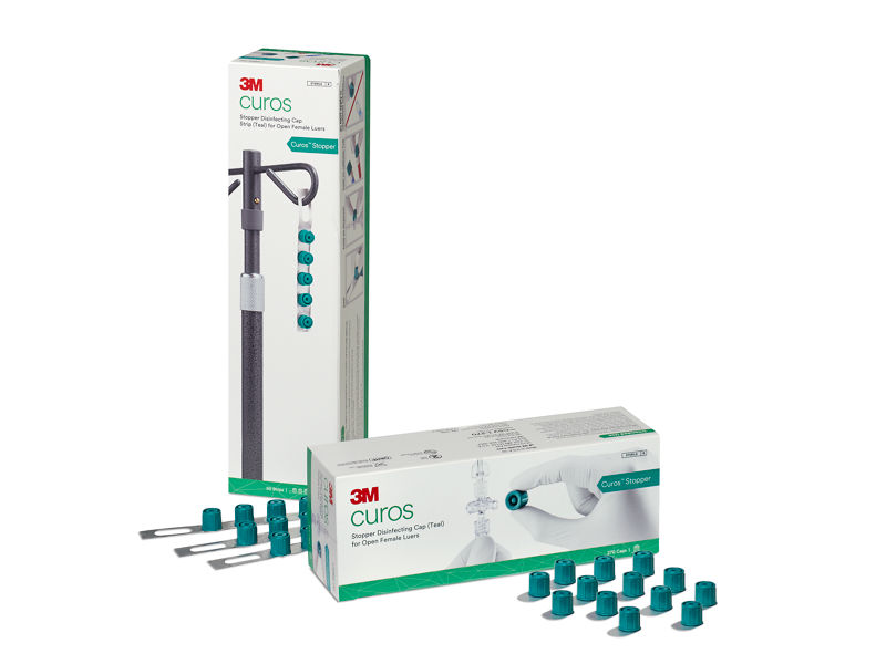 Curos™ Stopper Disinfecting Cap for Open Female Luers