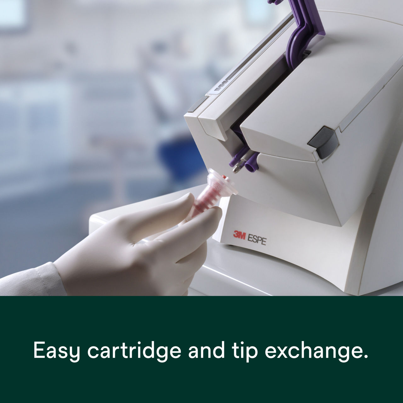 5 - Pentamix™ 3: Easy cartridge and tip exchange