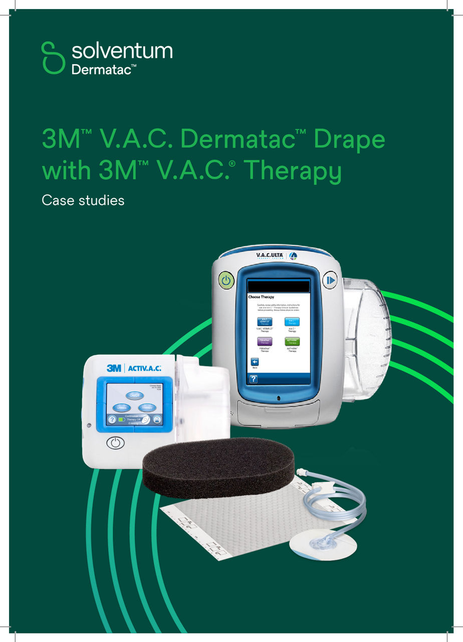 V.A.C. therapy case studies cover preview