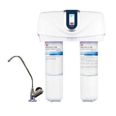 3M™ 언더 싱크 정수기, DWS2500T-KR, 5619713, 2개/Carton, 6 Cartons/케이스