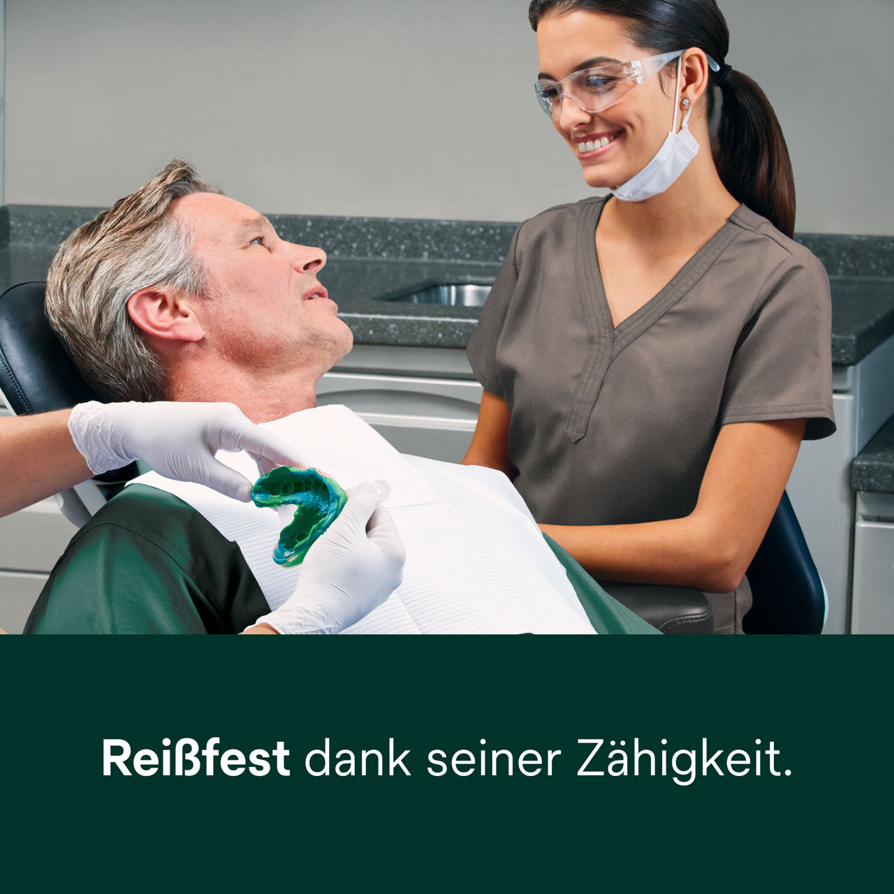 (2) Express™ 2 - Quick Set - Reißfest dank seiner Zähigkeit.