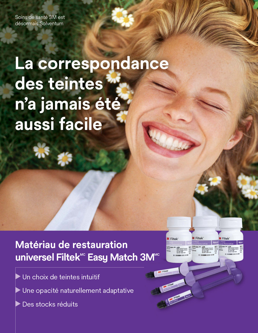 Brochure du matériau de restauration universel Filtek™ Easy Match