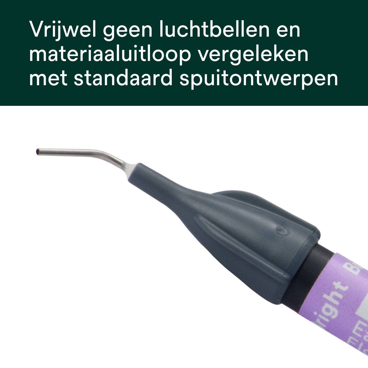 (3) Filtek™ Easy Match Flowable - Vrijwel geen luchtbellen