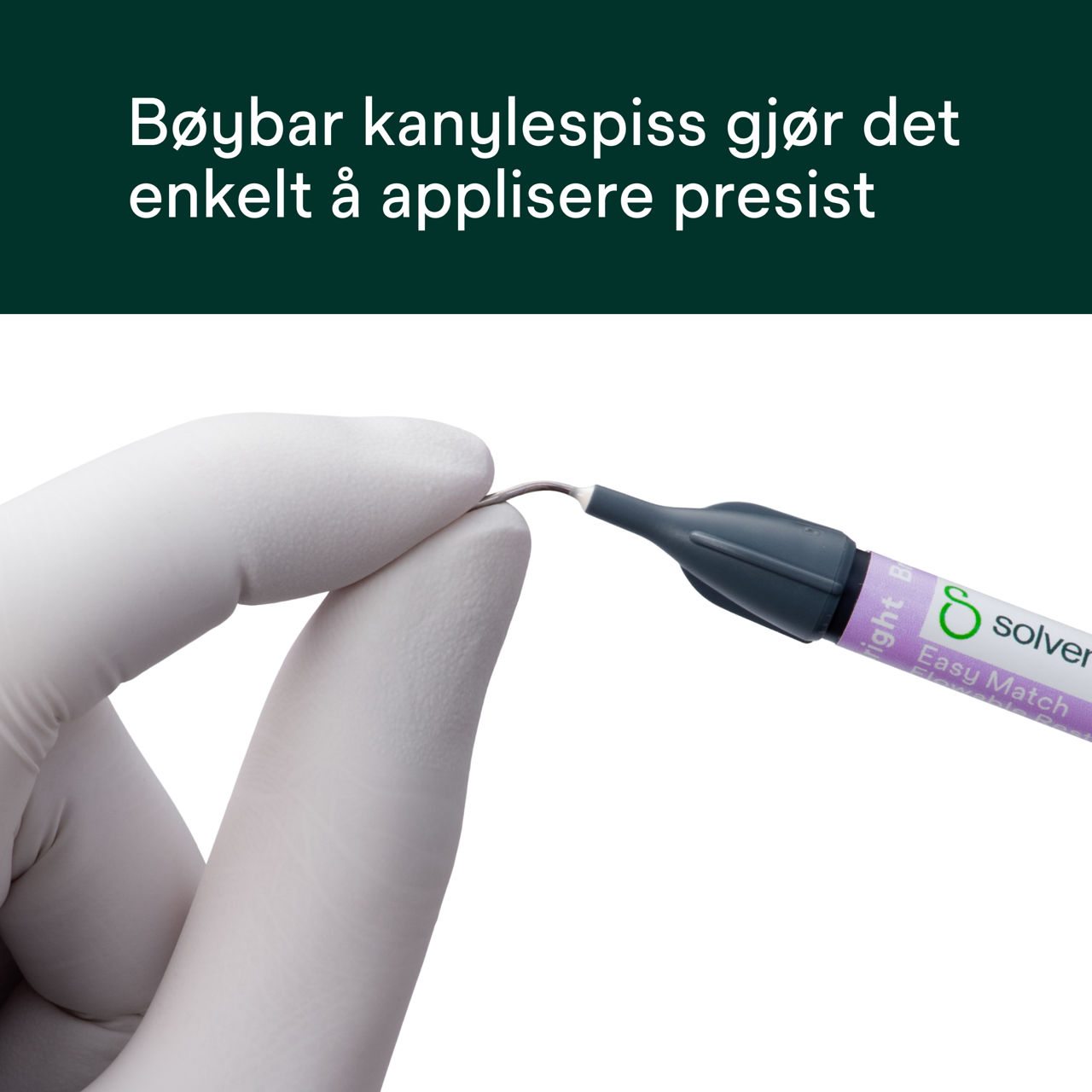 (4) Filtek™ Easy Match Flowable - Bøybar kanylespiss