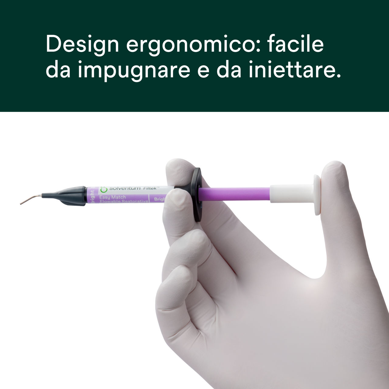 (5) Filtek™ Easy Match Flowable - Design ergonomico