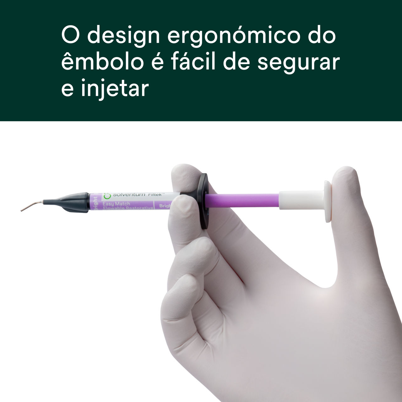 (5) Filtek™ Easy Match Flowable - O design ergonómico