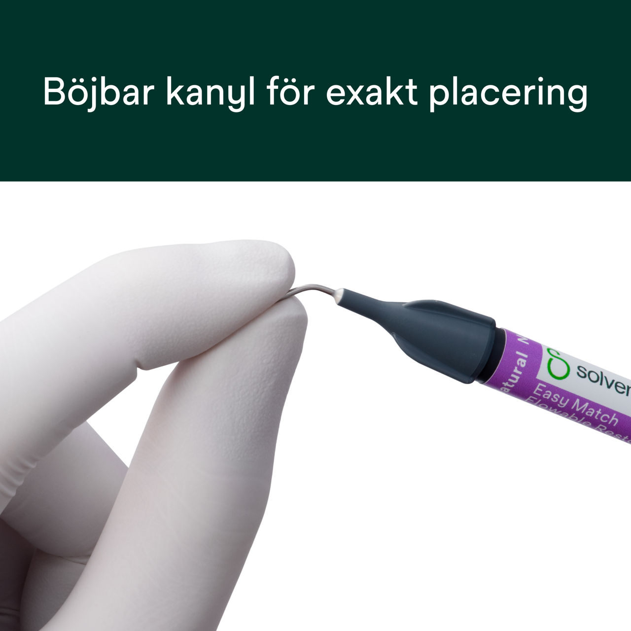 (4) Filtek™ Easy Match Flowable - Böjbar kanyl