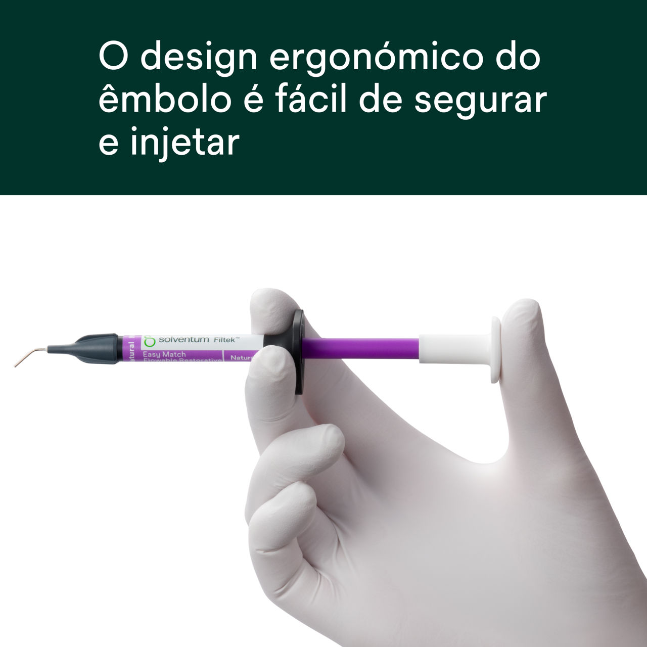(5) Filtek™ Easy Match Flowable - O design ergonómico
