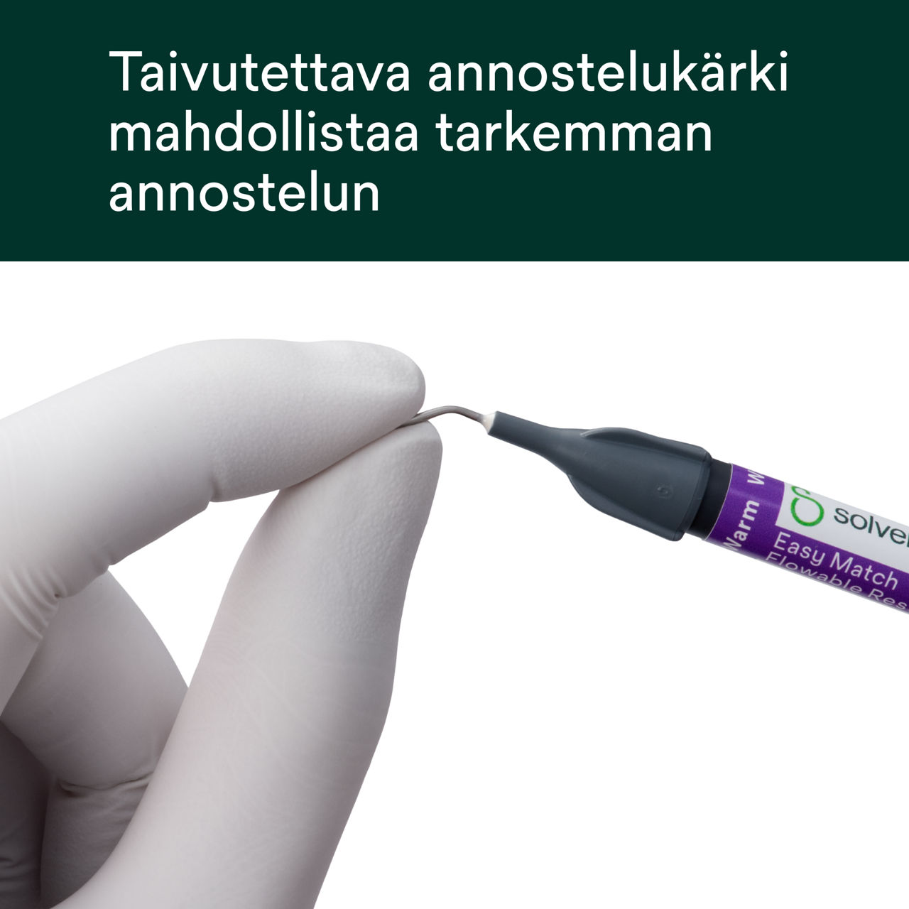 (4) Filtek™ Easy Match Flowable - Taivutettava annostelukärki