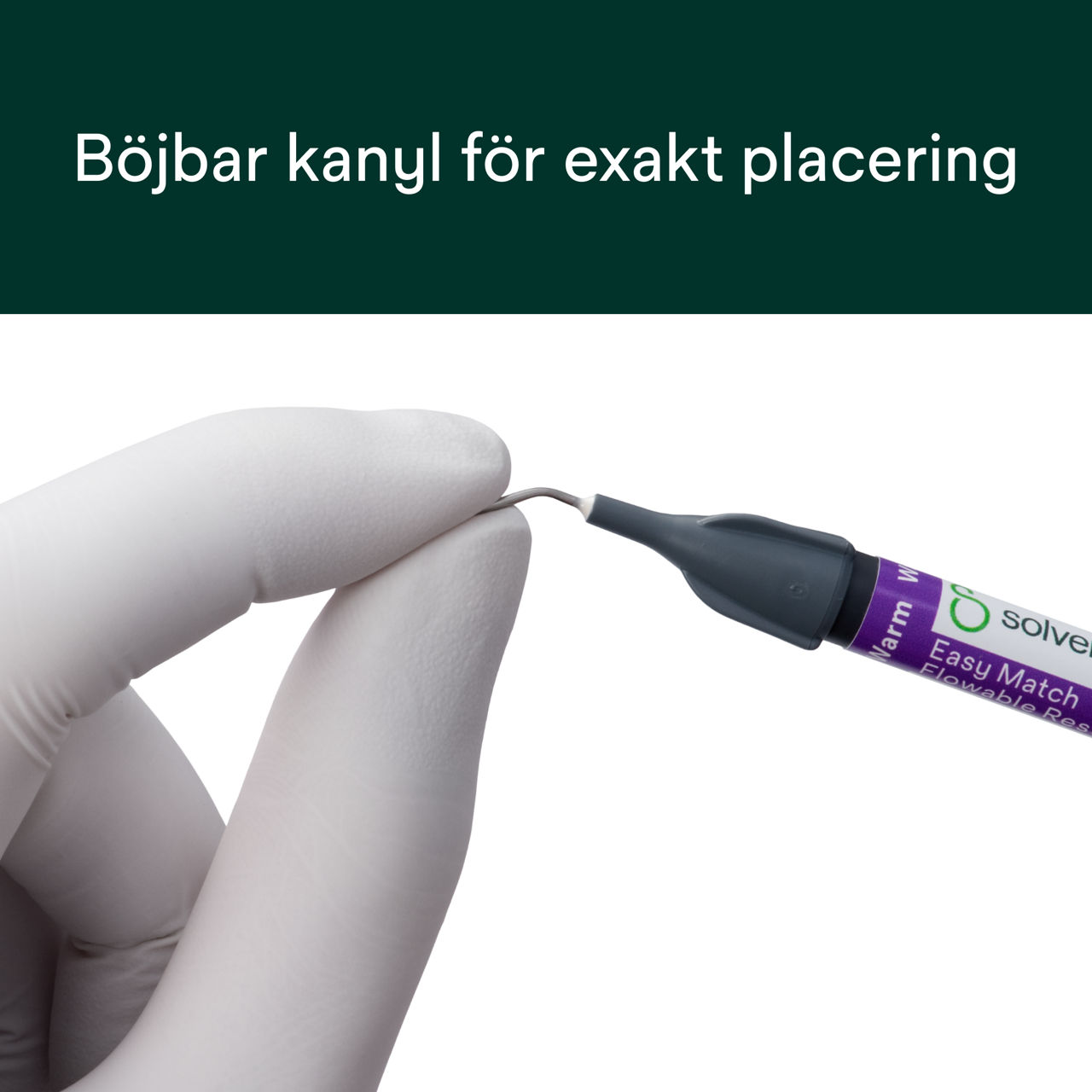 (4) Filtek™ Easy Match Flowable - Böjbar kanyl