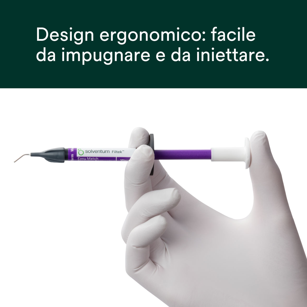 (5) Filtek™ Easy Match Flowable - Design ergonomico