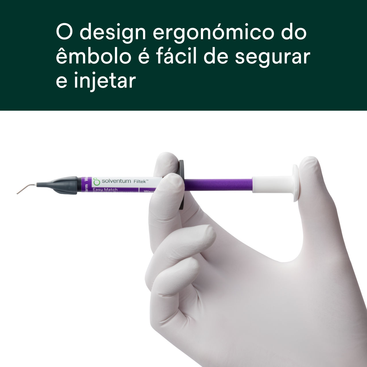 (5) Filtek™ Easy Match Flowable - O design ergonómico