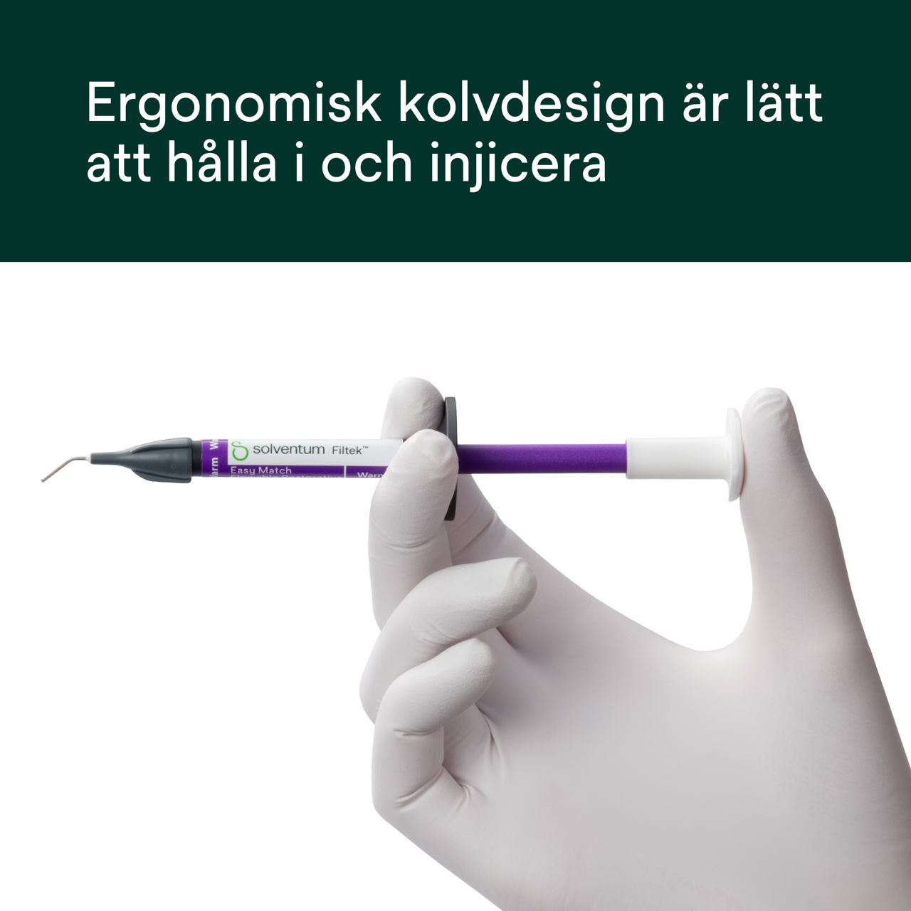 (5) Filtek™ Easy Match Flowable - Ergonomisk kolvdesign