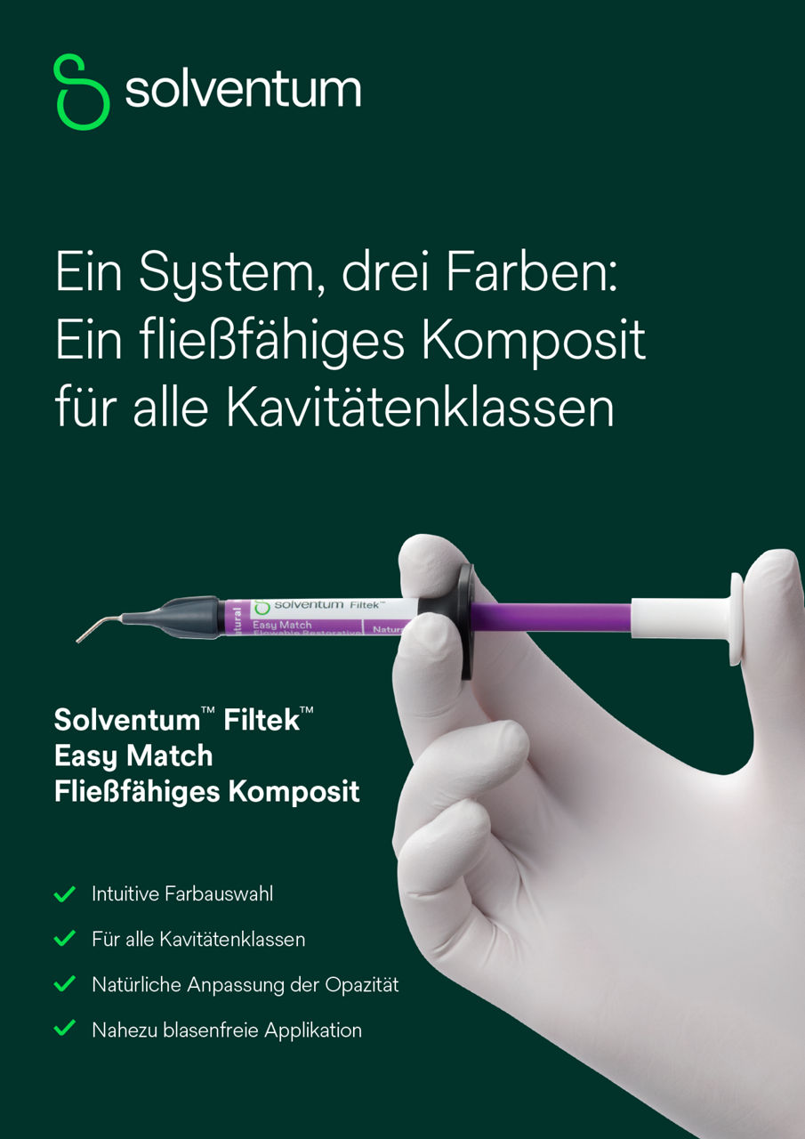 Solventum™ Filtek™ Easy Match Fließfähiges Komposit Broschüre
