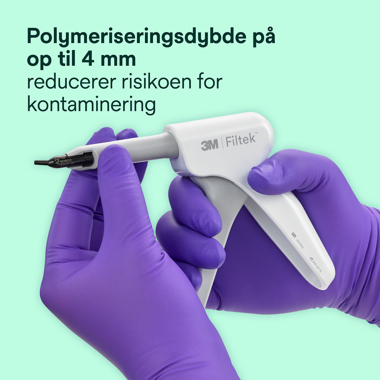 2- Filtek Bulk Fill Flowable Capsule: Polymeriseringsdybde på op til 4 mm