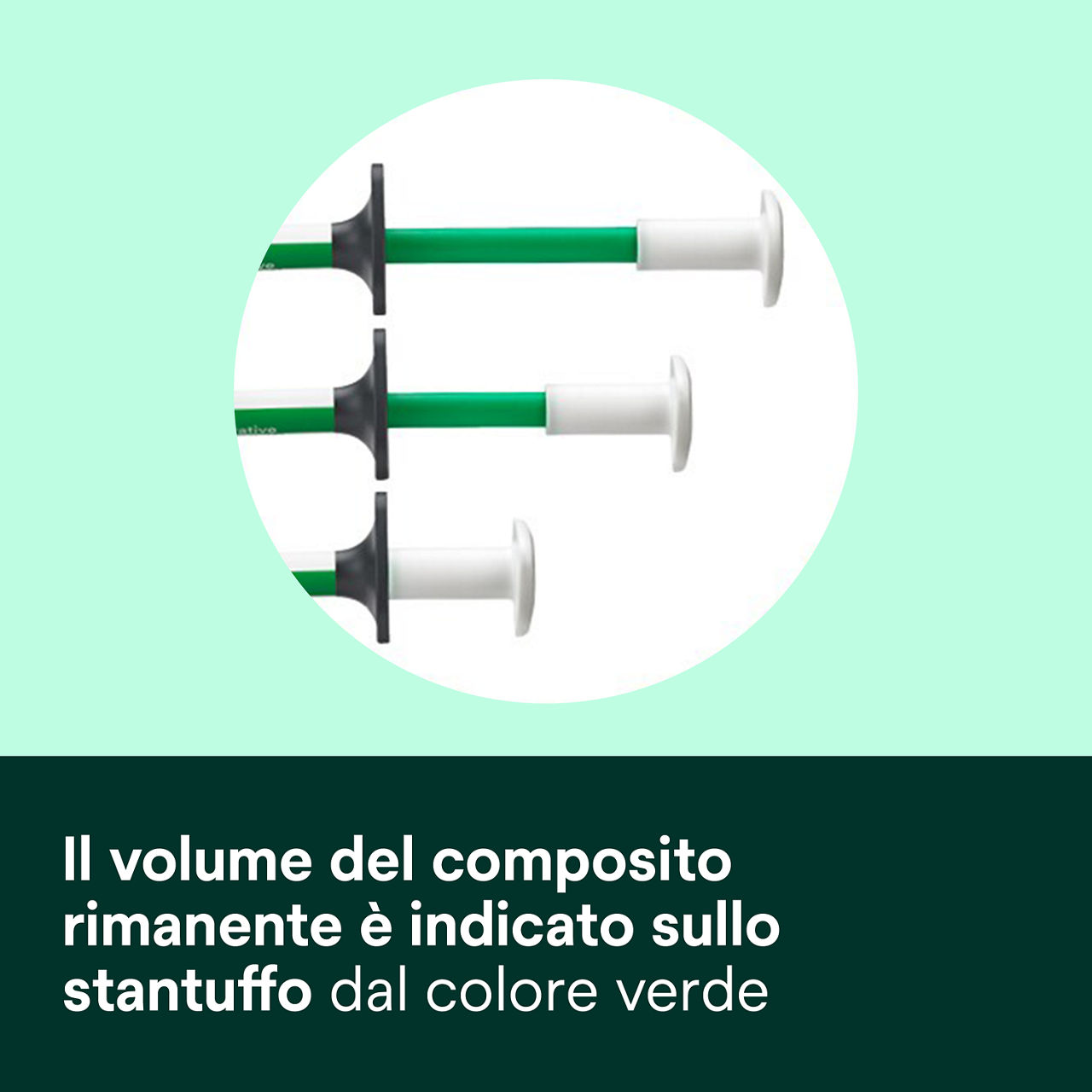 6- Filtek Bulk Fill Flowable Siringa: Il volume del composito rimanente