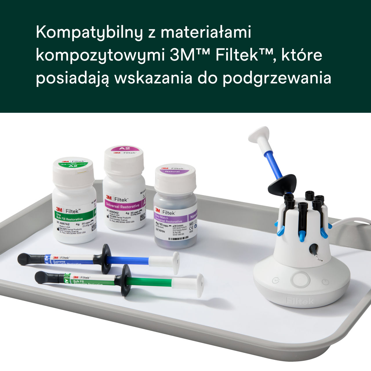 Solventum™ Filtek™ Podgrzewacz do kompozytów Kit 6520K PDP B+ obraz 6, PL