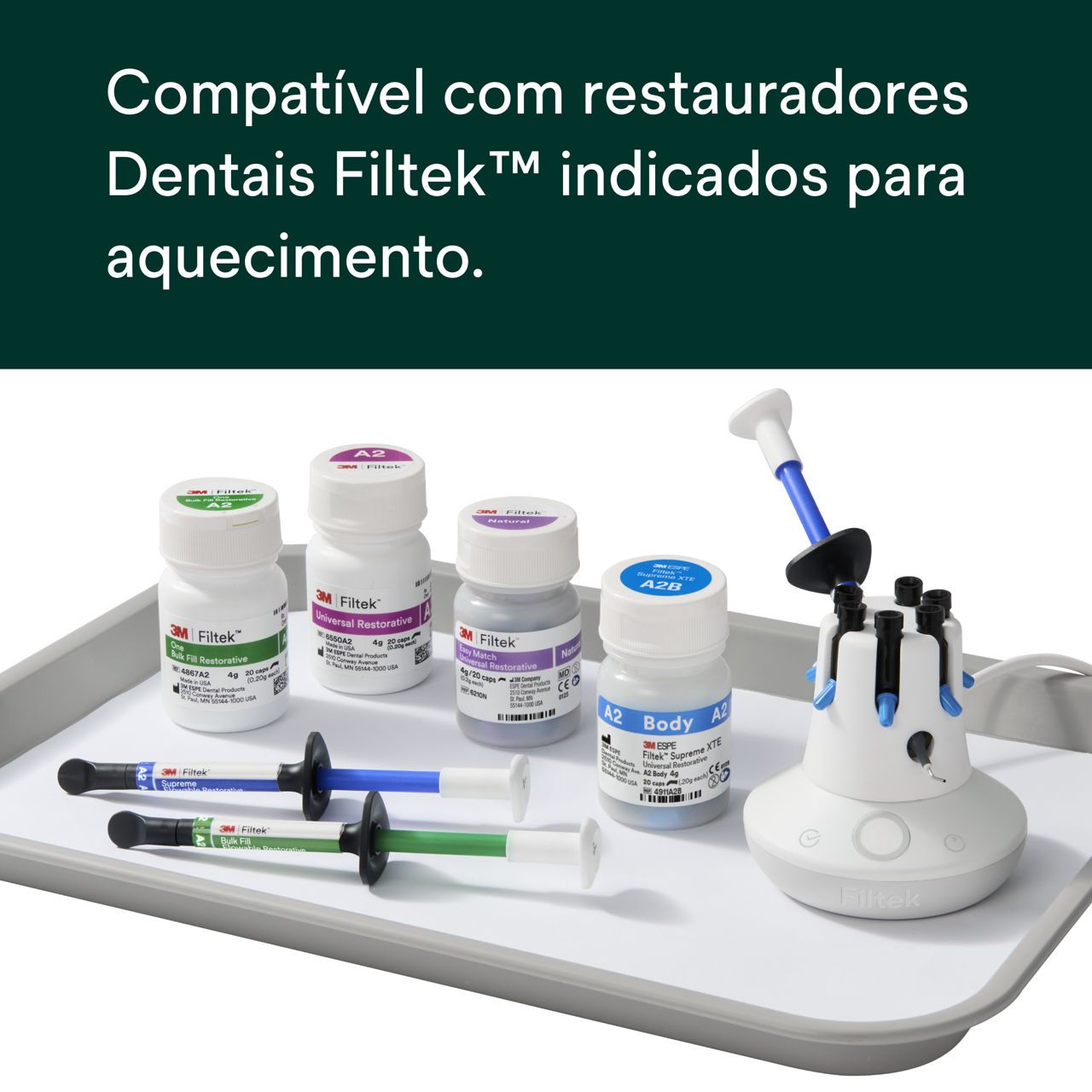 Solventum™ Filtek™ Kit Aquecedor de Compósito6520K PDP B+ imagem 6, PT