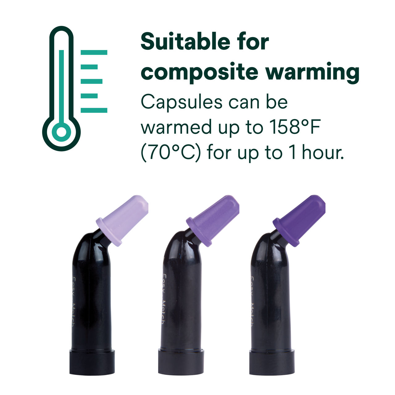 (4) Filtek™ Easy Match Universal Restorative suitable for composite warming Bplus 8