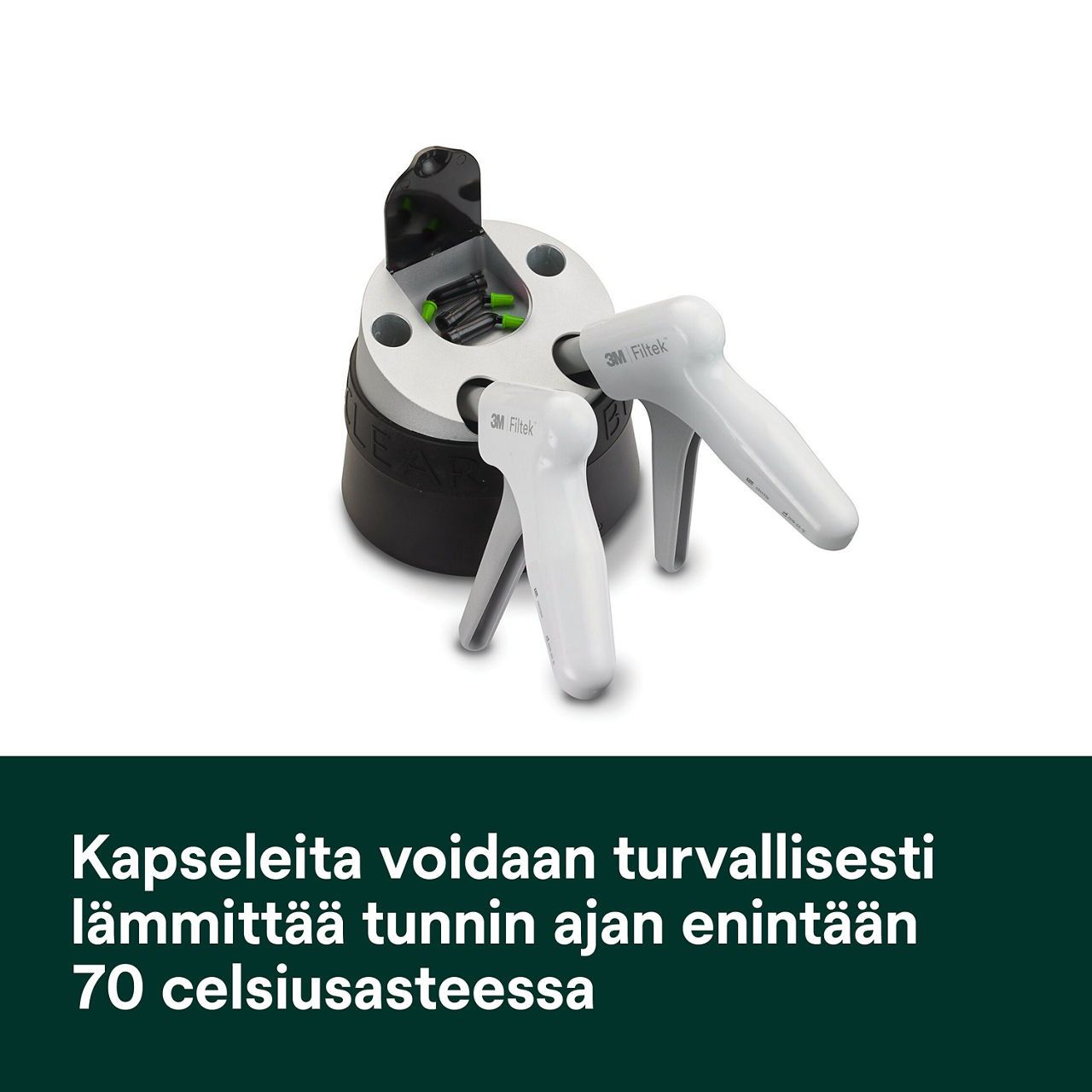 5- Filtek One Bulk Fill: Kapselit voidaan lämmittää