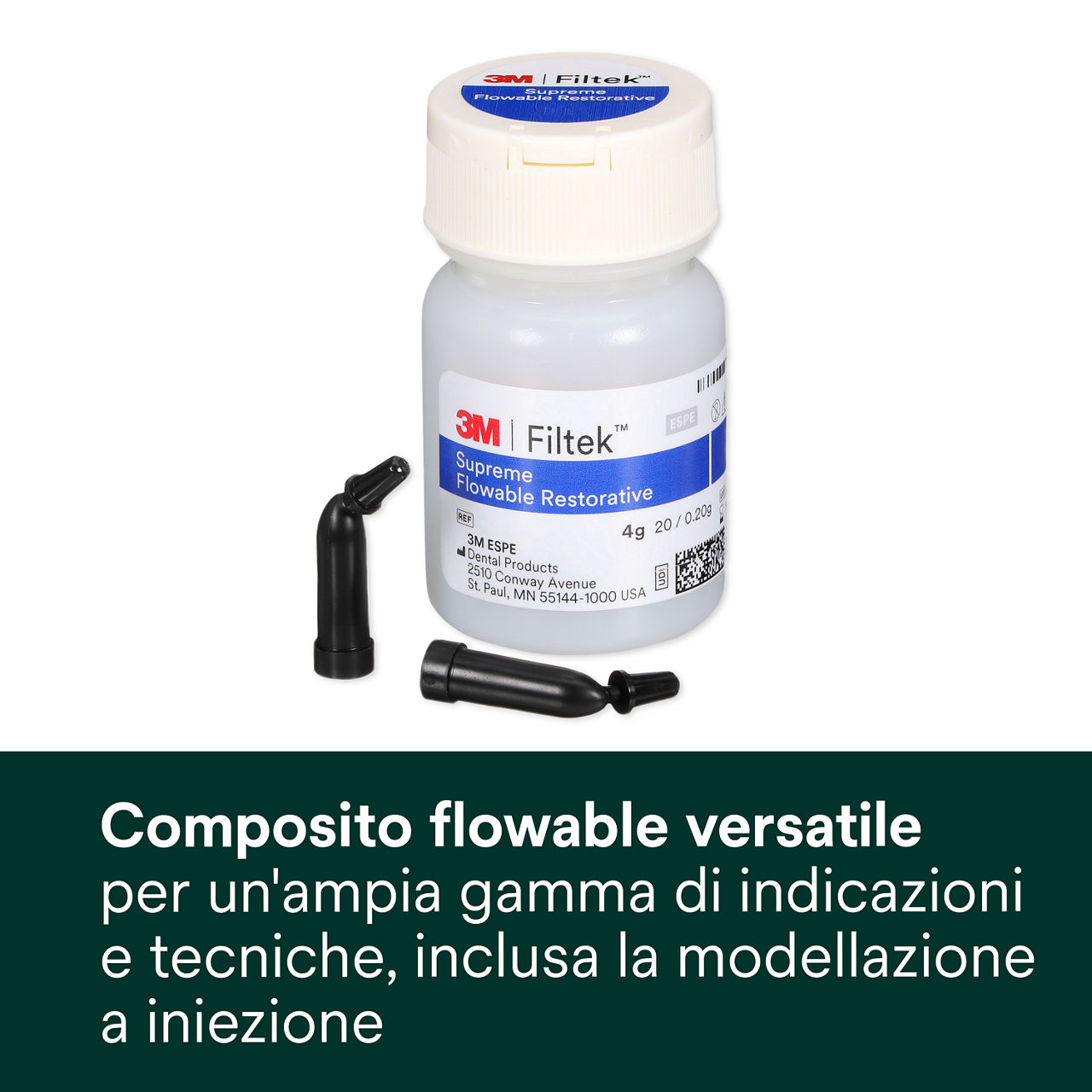 1- Filtek Supreme Flowable Capsule: Composito flowable versatile