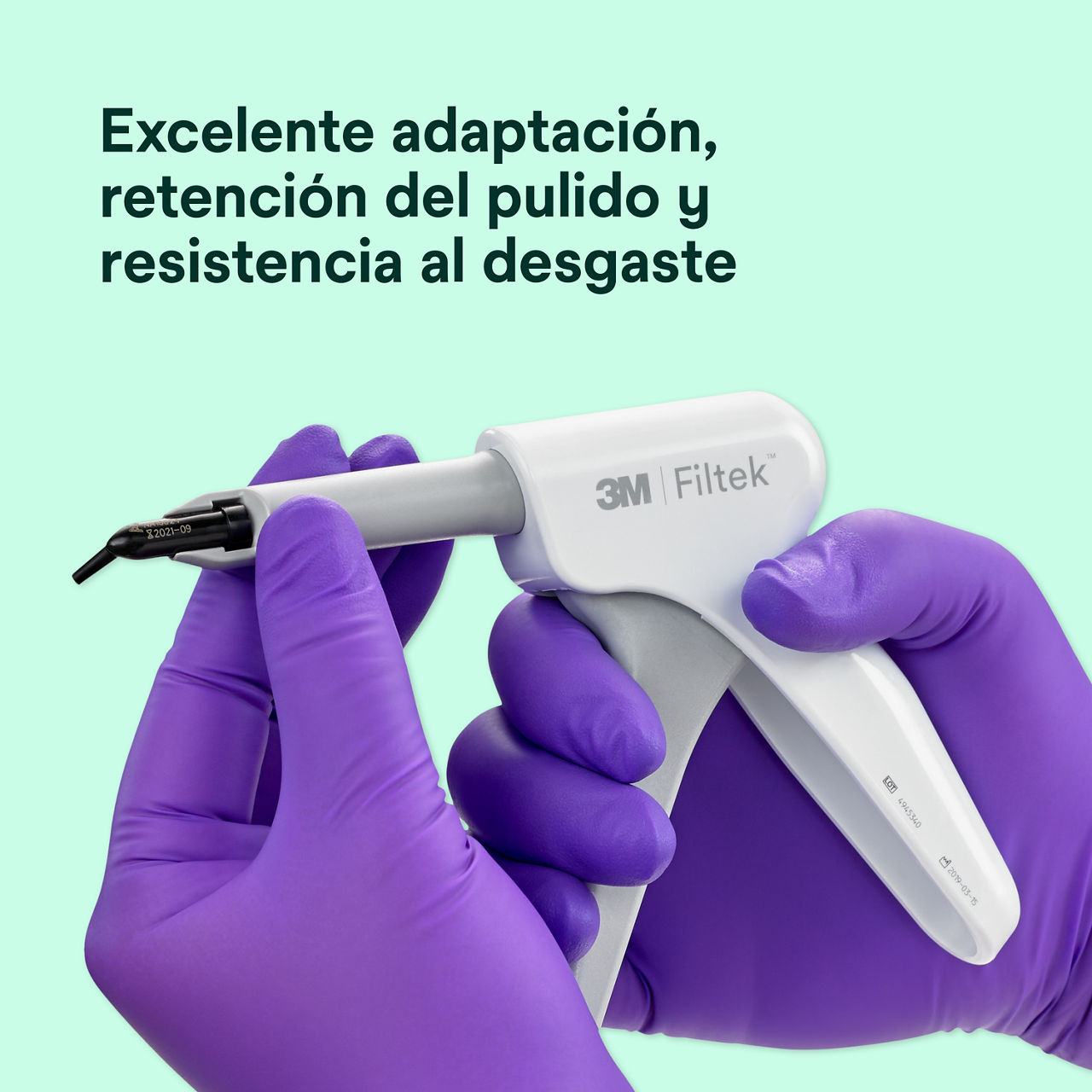 2- Filtek Supreme Flowable Capsule: Excelente adaptación, retención de pulido