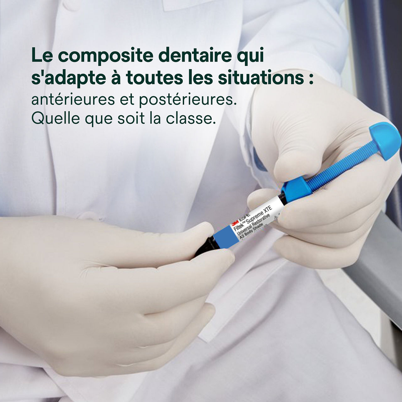 1- Filtek™ Supreme XTE Syringe: Le composite dentaire qui s'adapte à toutes les situations