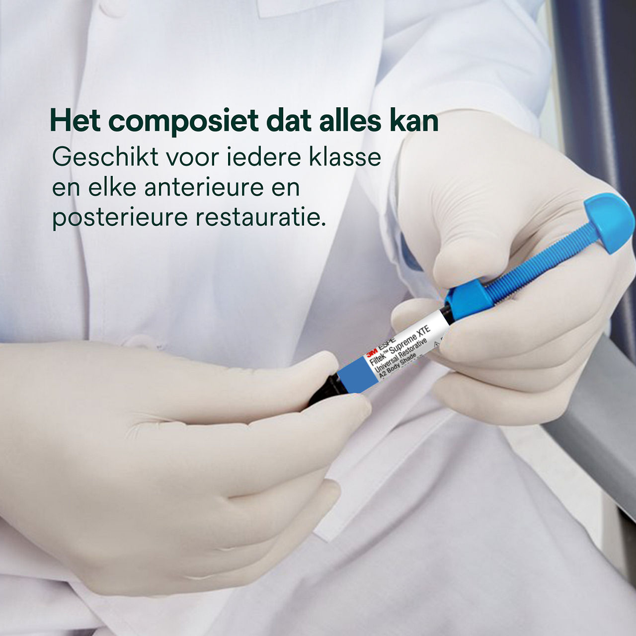 1- Filtek Supreme XTE Syringe: Het composiet dat alles kann.