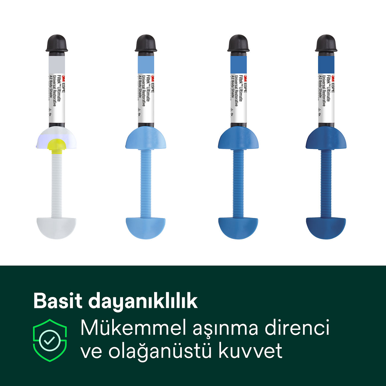 2- Filtek Ultimate Universal: Basit dayanıklılık