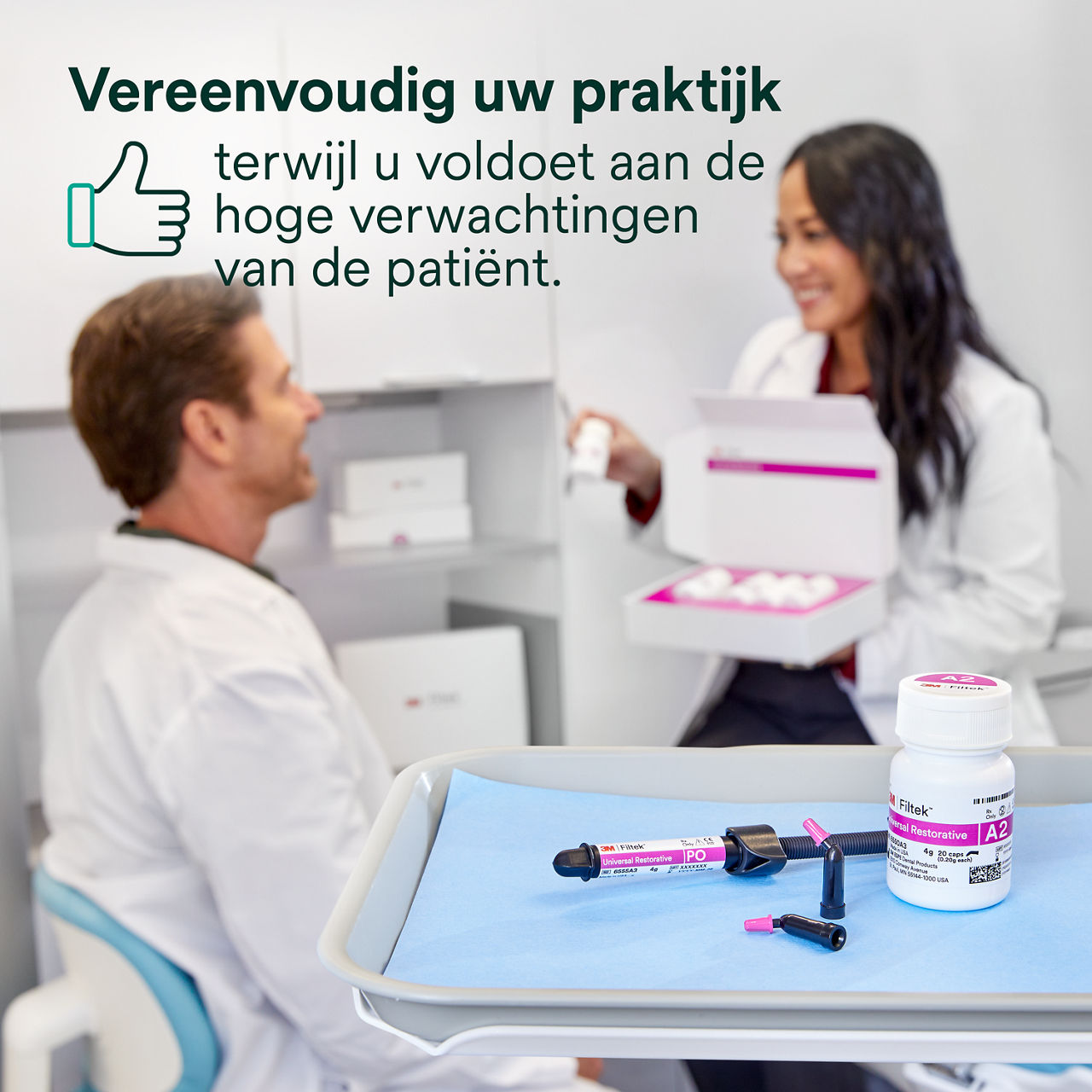 1- Filtek Universal: Vereenvoudig uw praktijk