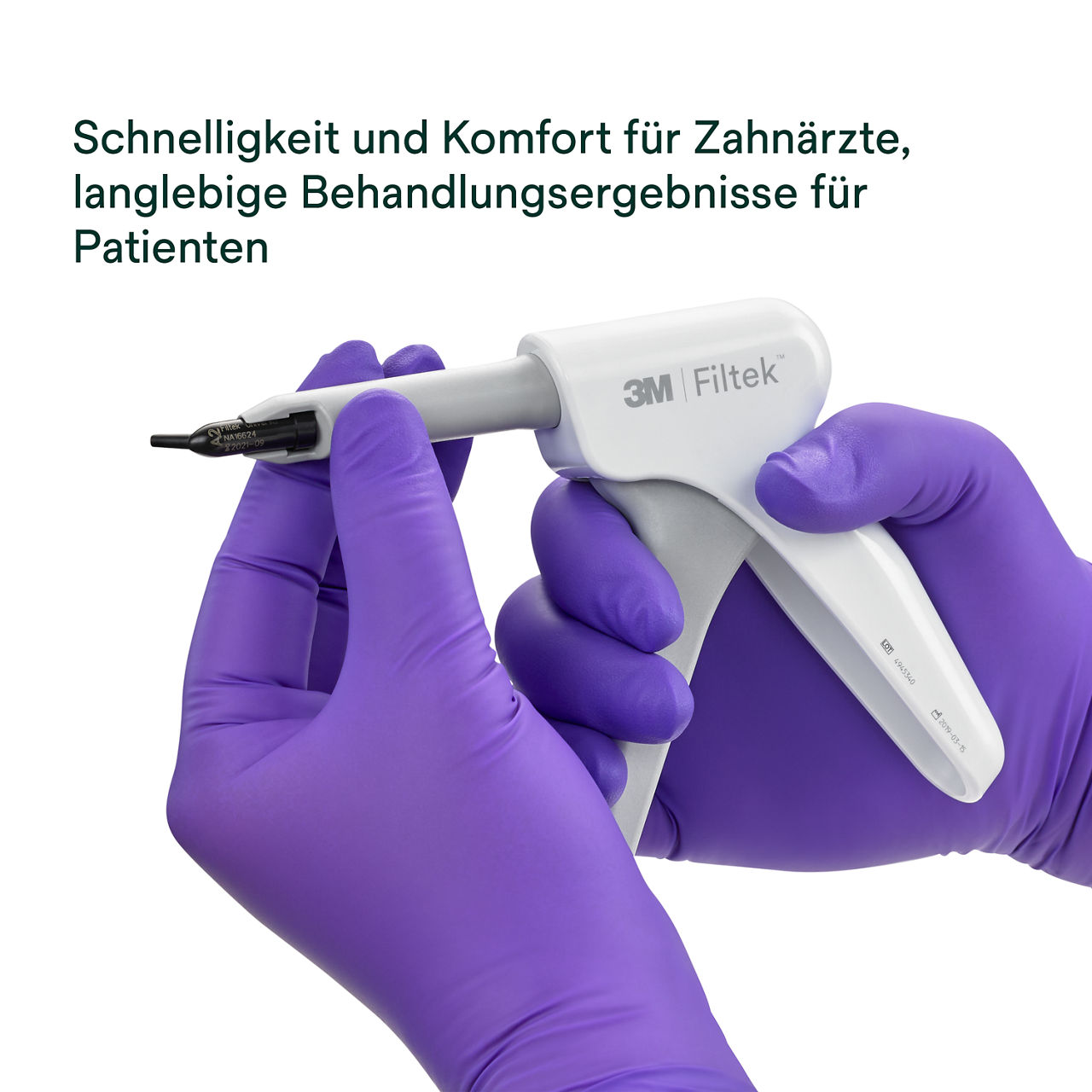 1- Filtek Z250 Capsule: Schnelligkeit und Komfort, langlebige Behandlungsergebnisse