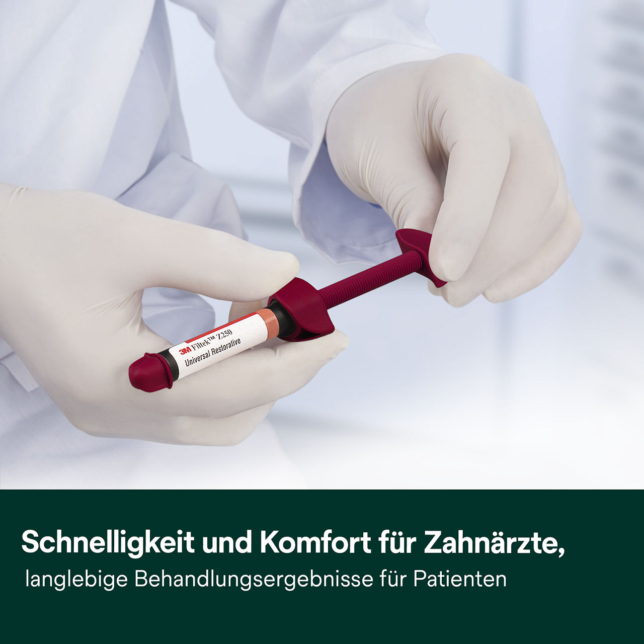 1- Filtek Z250 Syringe: Schnelligkeit und Komfort, langlebige Behandlungsergebnisse