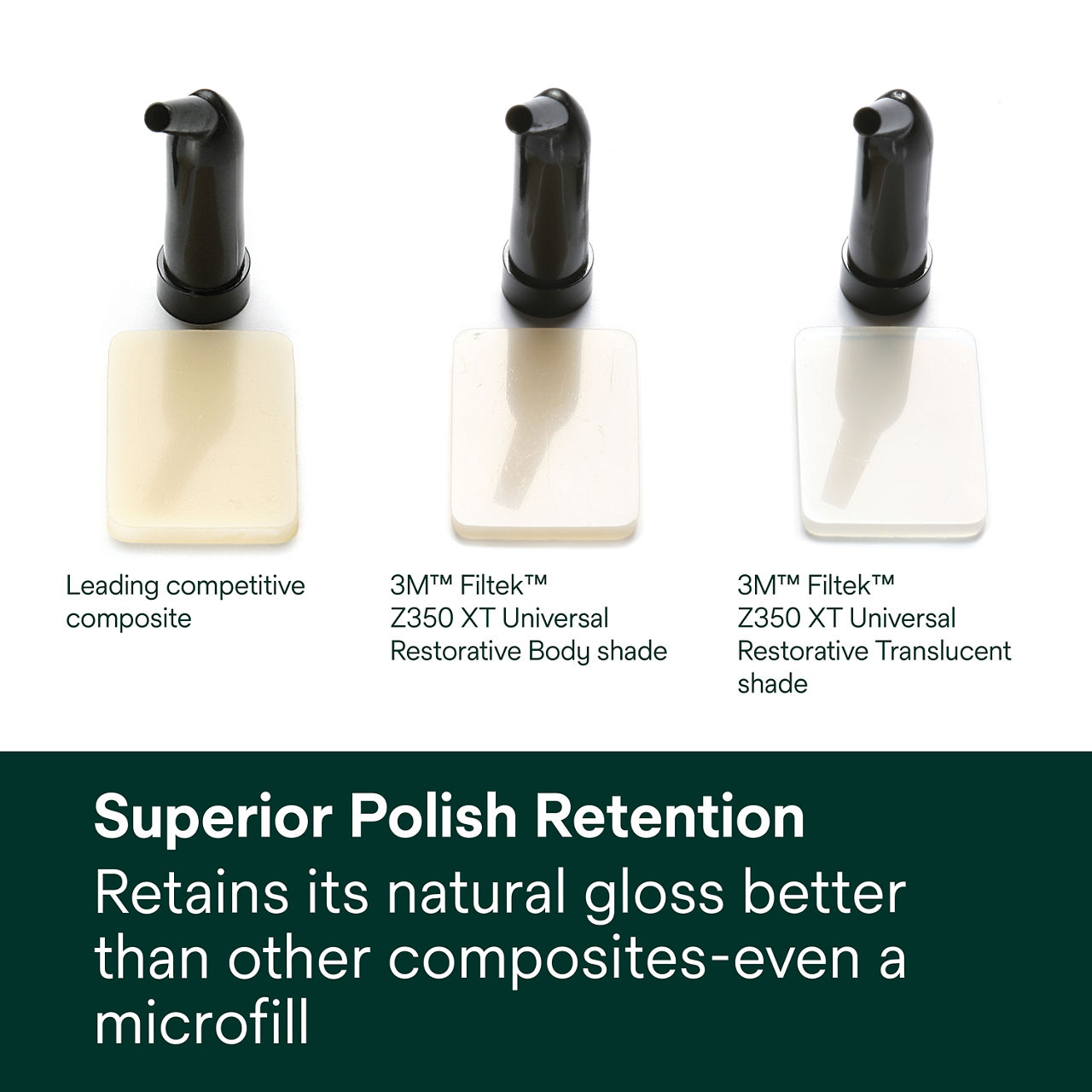 (2) Filtek Z350 XT Universal: Superior Polish Retention