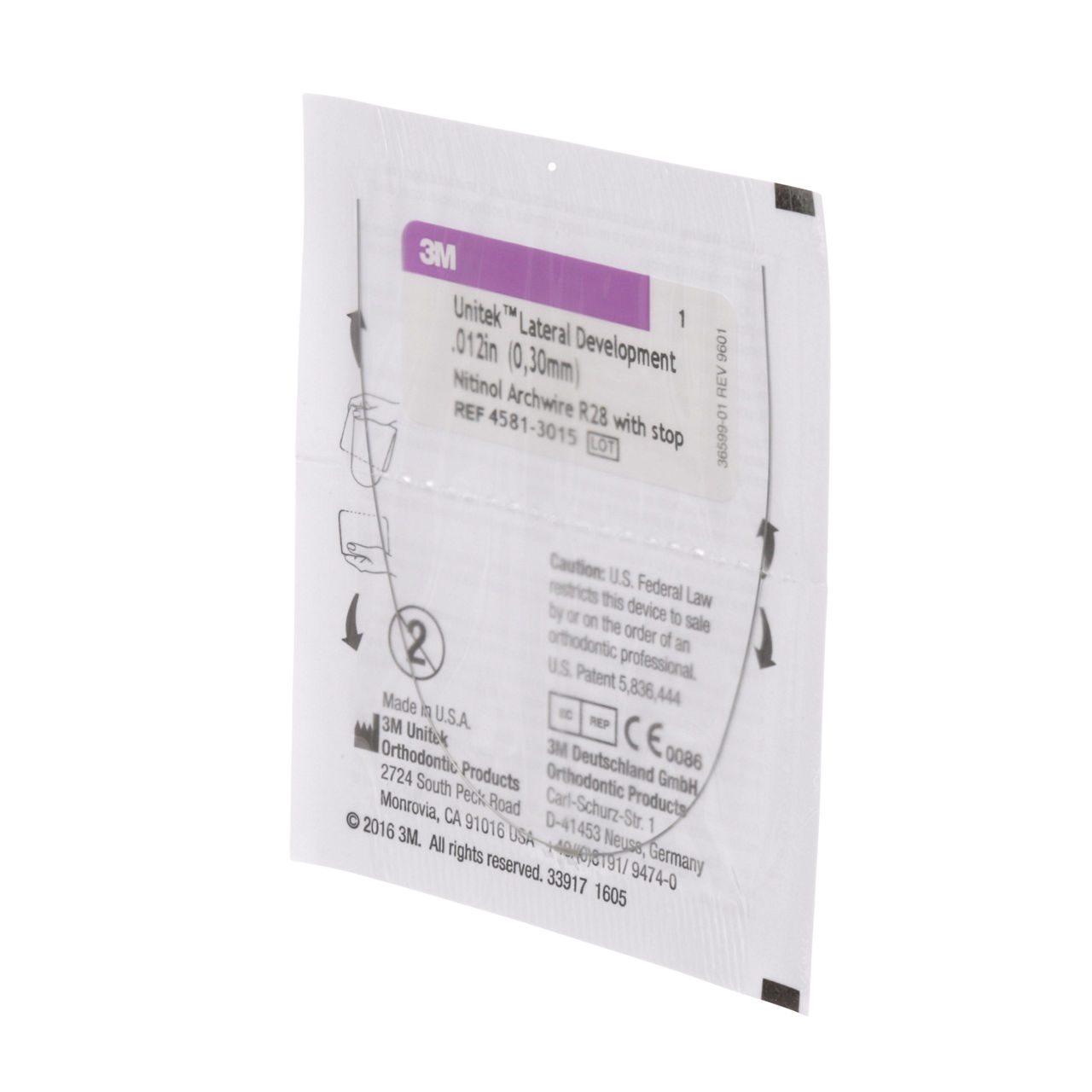 Unitek™ Lateral Development Archwires