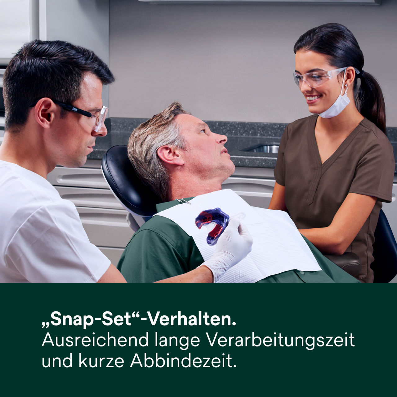(4) Impregum™ - „Snap-Set“-Verhalten.