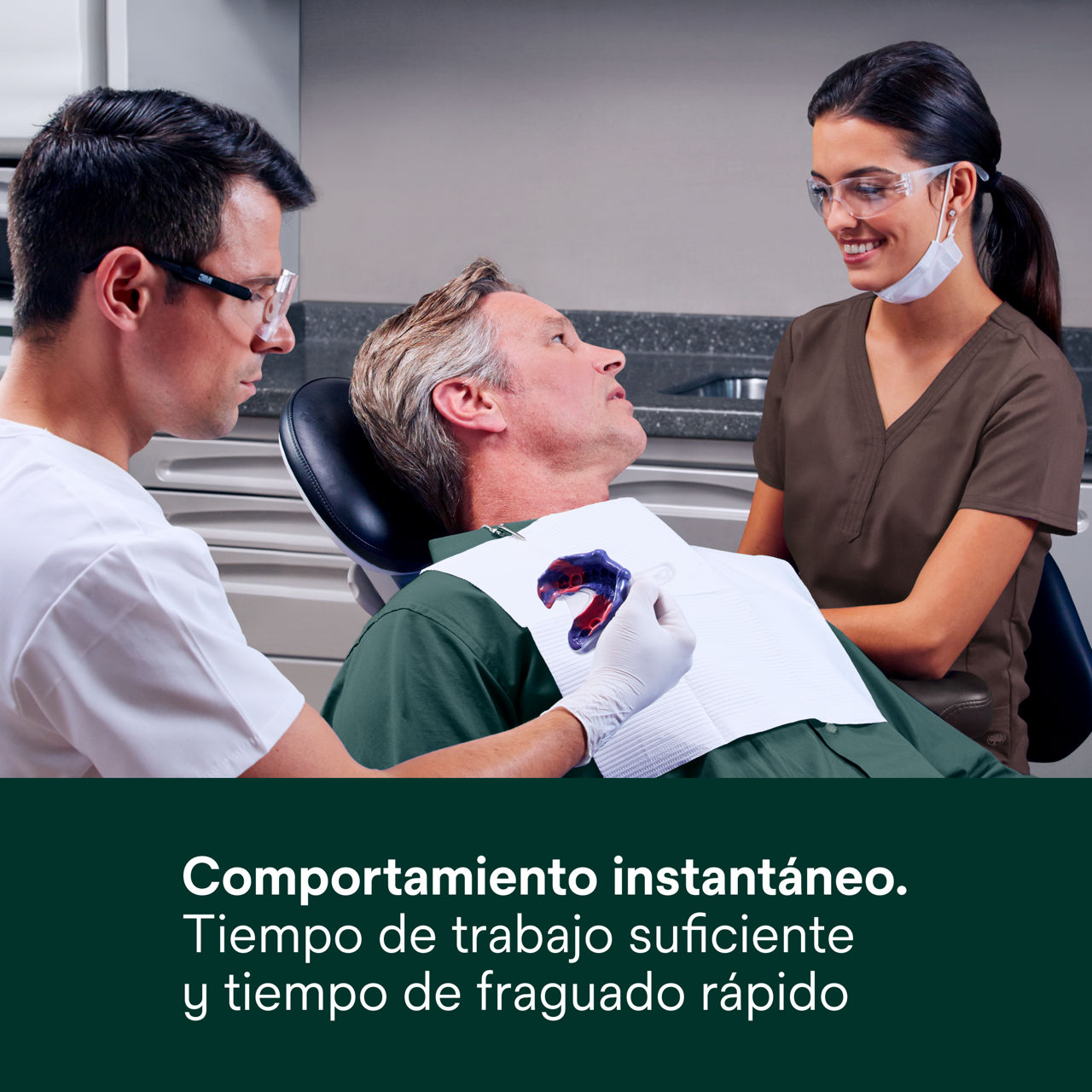 (4) Impregum™ - Efecto "snap set".